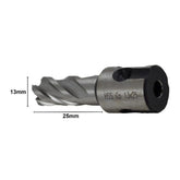 Twin Eagle Imports Annular Cutter 13 x 25mm D.O.C HSS Weldon Shank Annular Cutter